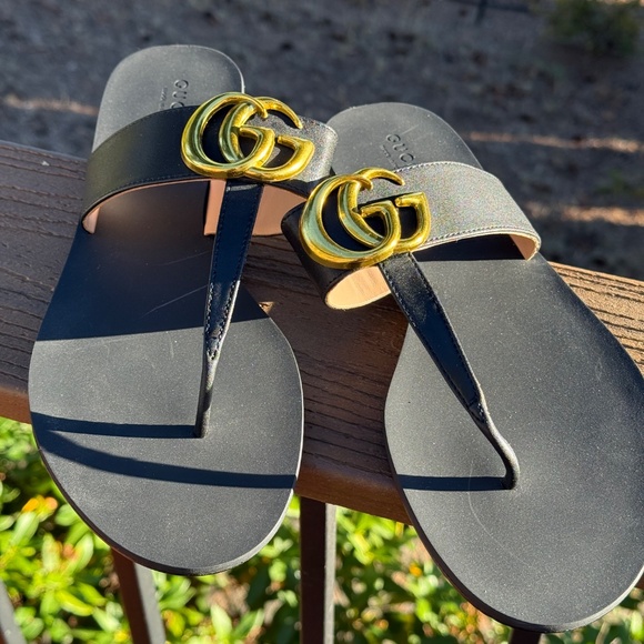 GG Women's Marmont Thong Sandals Size 43 or 11 (See description_ - Picture 1 of 4